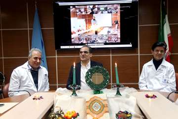 جشن پایان سال بیمارستان رفیده